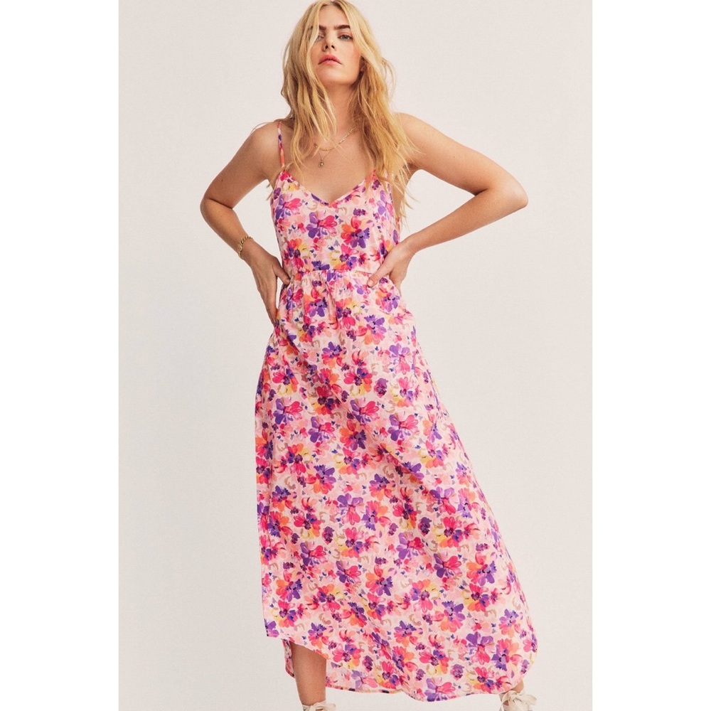 LoveShackFancy Floral Slip Dress - Picture 2 of 15